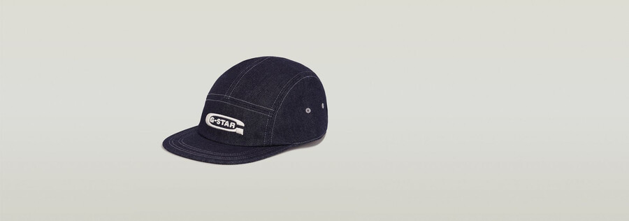flat brim 5 panel cap