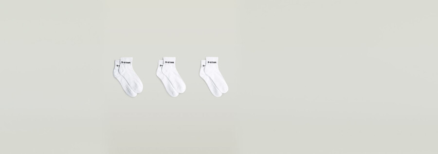 short logo socks 3-pack