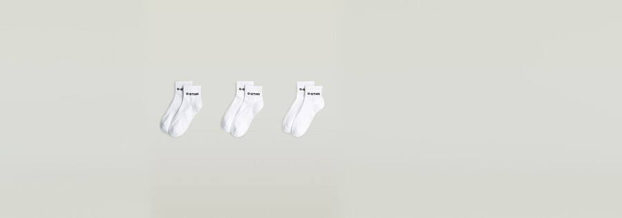 short logo socks 3-pack