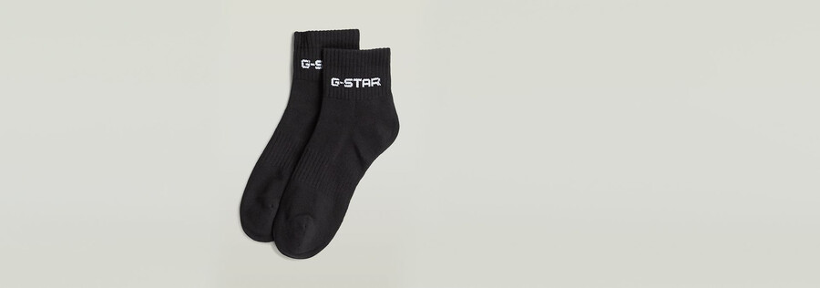 short logo socks 3-pack