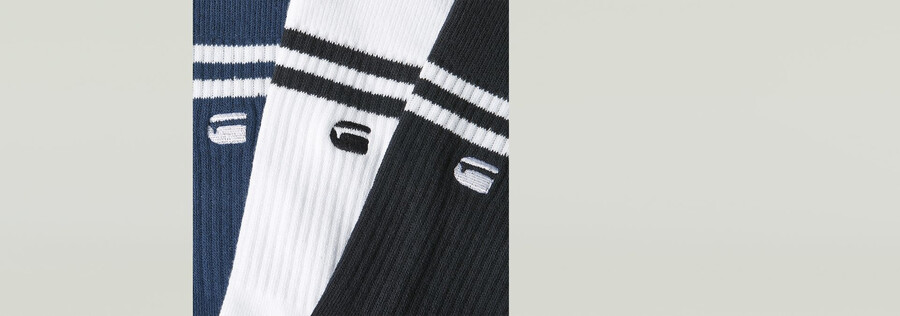socks stripe 3-pack