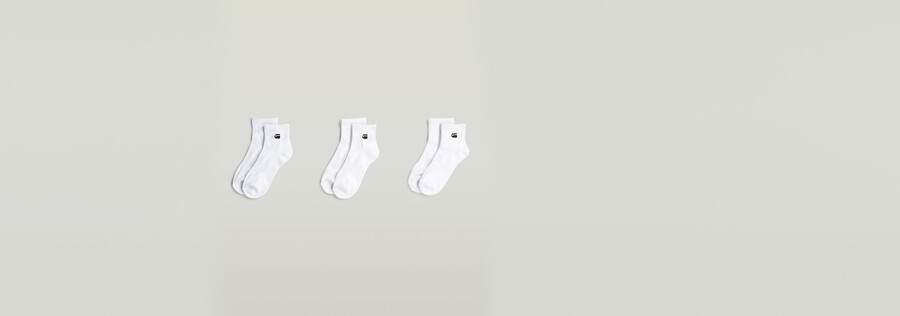 short socks 3-pack