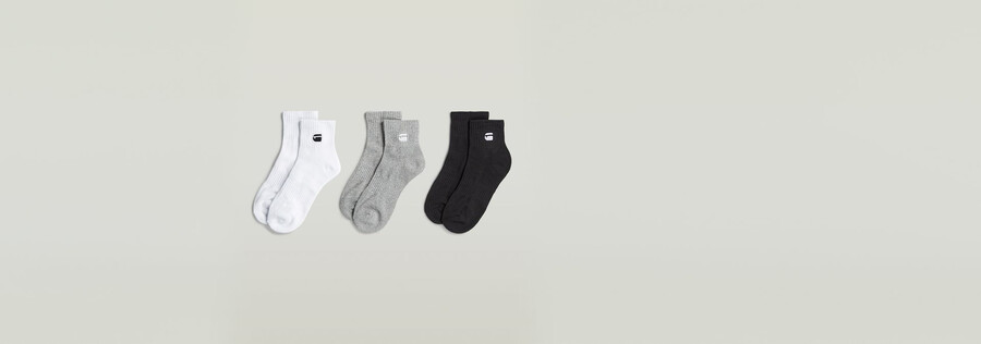 short socks 3-pack