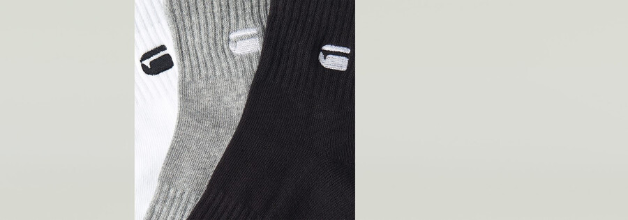 short socks 3-pack