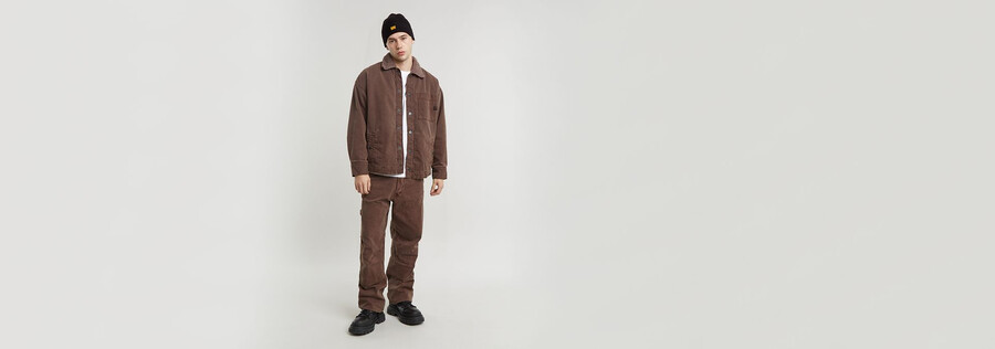 boxy fit sherpa jacket