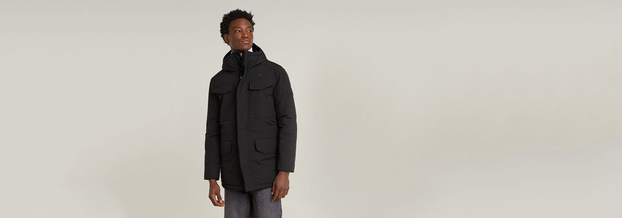 vodan padded hooded parka