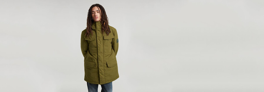 vodan padded hooded parka