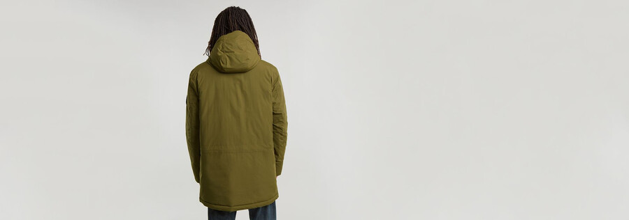 vodan padded hooded parka
