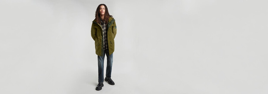 vodan padded hooded parka