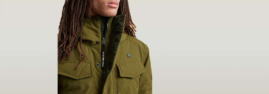 vodan padded hooded parka