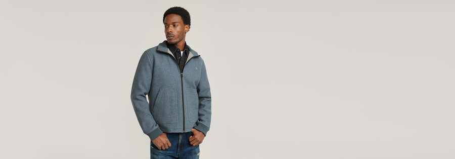 wool utility jacket