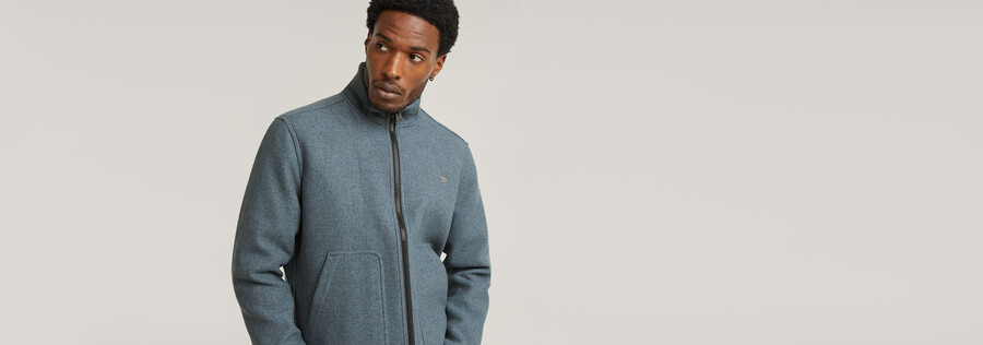 wool utility jacket
