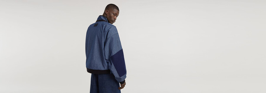 unisex gsrr maxi reversible bomber