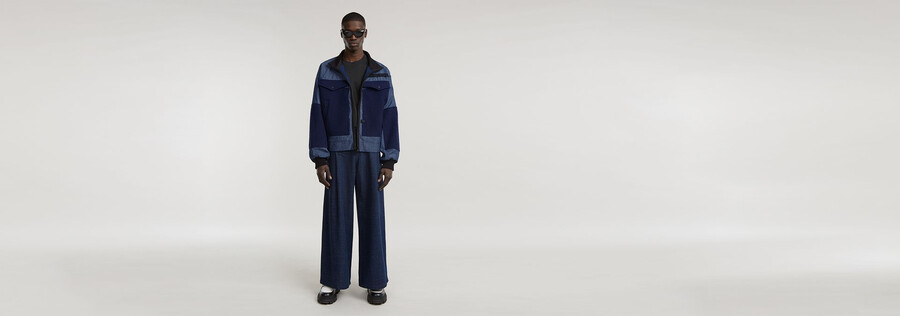 unisex gsrr maxi reversible bomber
