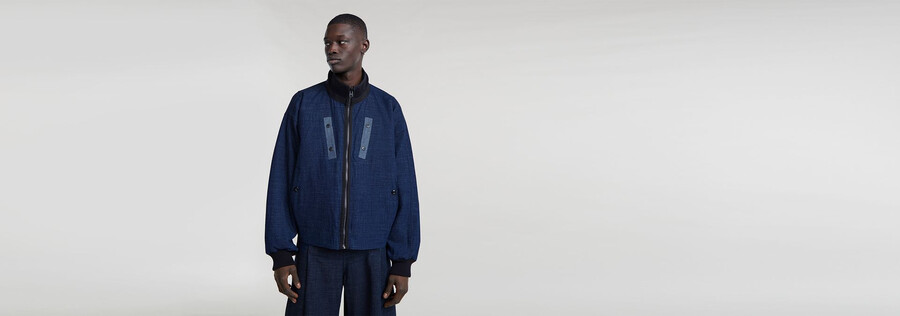 unisex gsrr maxi reversible bomber