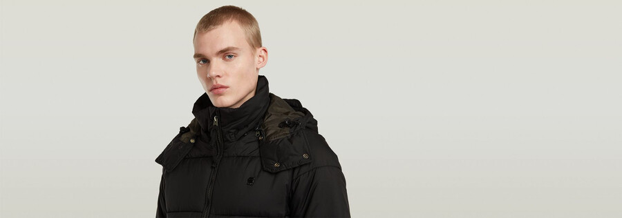 g-whistler padded hooded jacket
