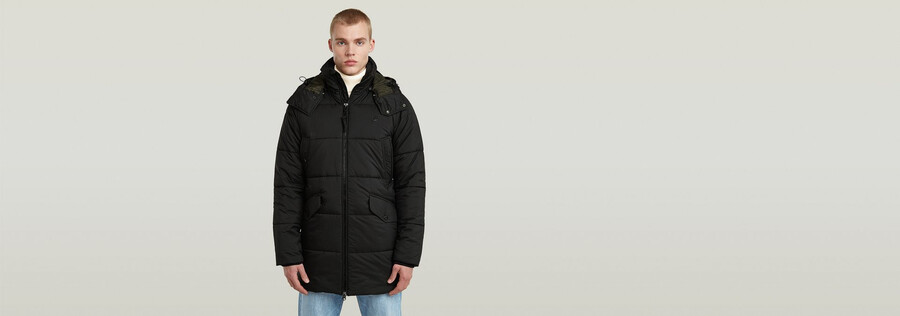 g-whistler padded hooded parka