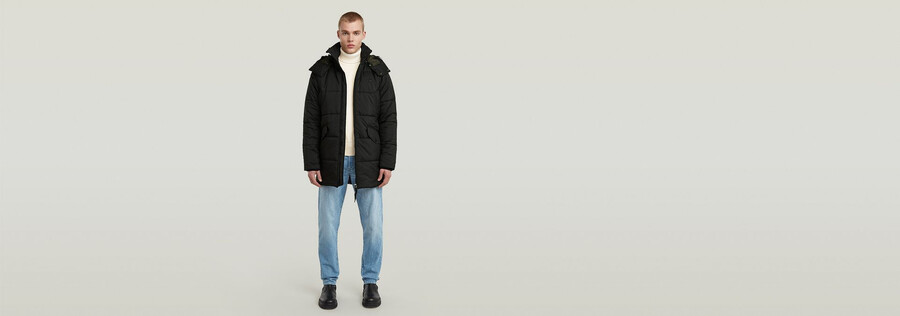g-whistler padded hooded parka