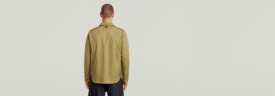 zip regular overshirt