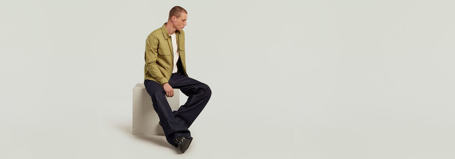 zip regular overshirt