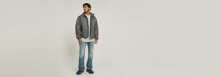 lightweight padded bomber jacket