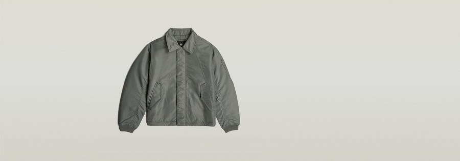 lightweight padded bomber jacket