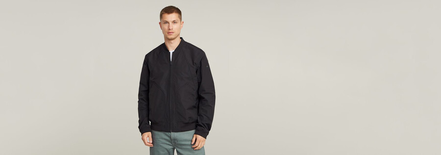 unpadded bomber jacket