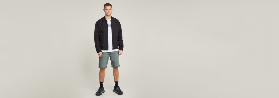 unpadded bomber jacket