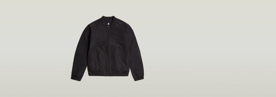 unpadded bomber jacket
