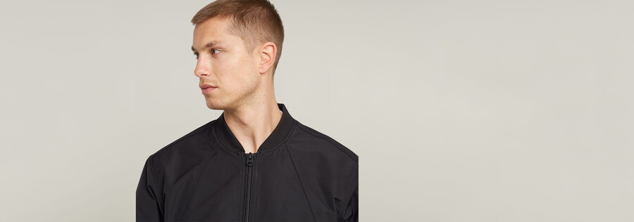 unpadded bomber jacket
