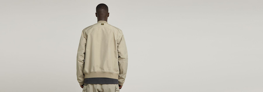 unpadded bomber jacket