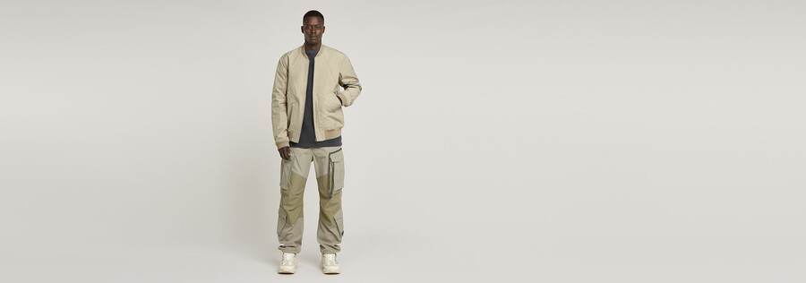 unpadded bomber jacket