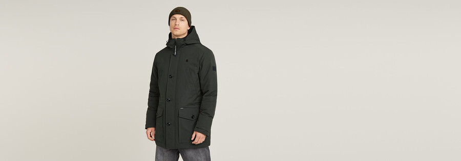 vodan padded hooded parka