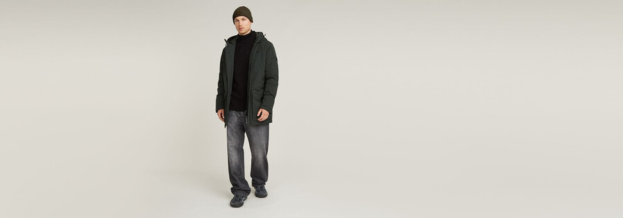 vodan padded hooded parka