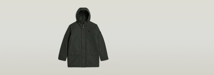vodan padded hooded parka