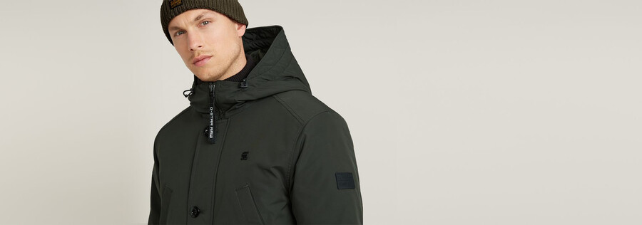 vodan padded hooded parka