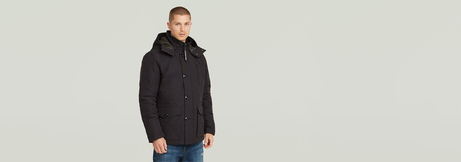vodan padded hooded jacket