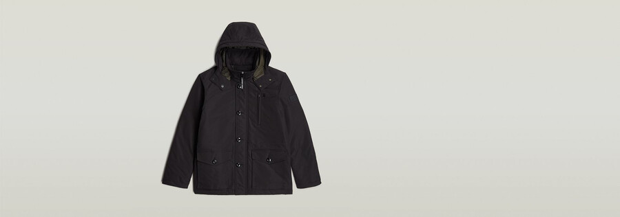 vodan padded hooded jacket