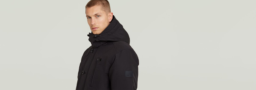 vodan padded hooded jacket