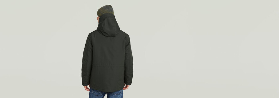 vodan padded hooded jacket