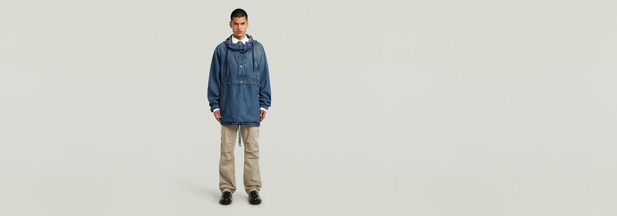 parachute hooded anorak