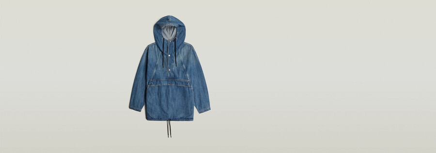 parachute hooded anorak