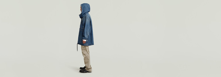 parachute hooded anorak