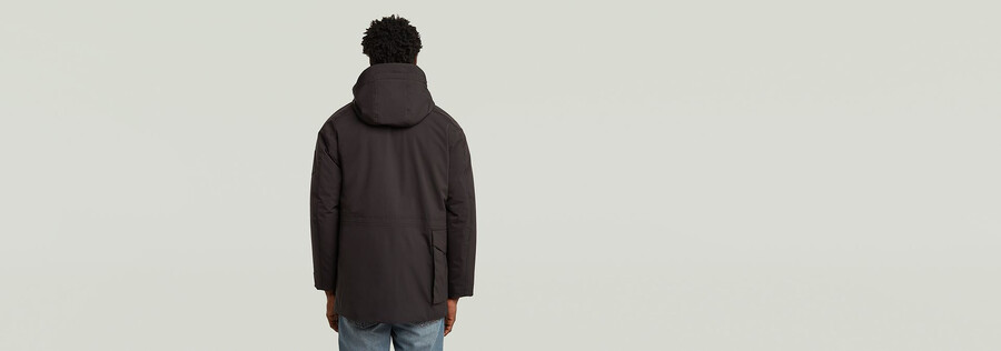 multipocket padded parka