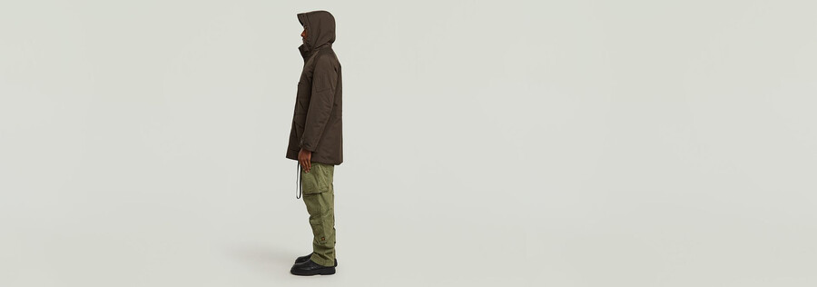 multipocket padded parka