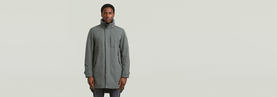 utility lightweight padded coat