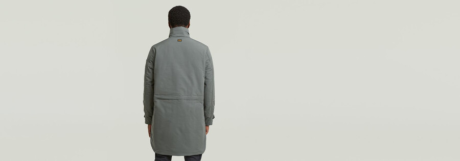 utility lightweight padded coat