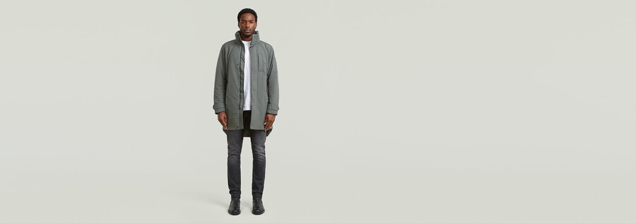utility lightweight padded coat