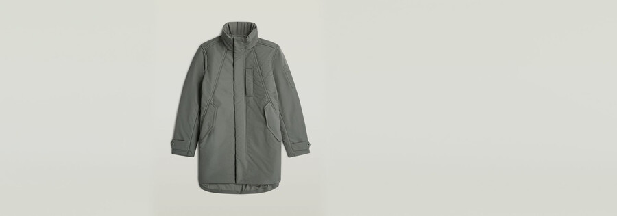 utility lightweight padded coat
