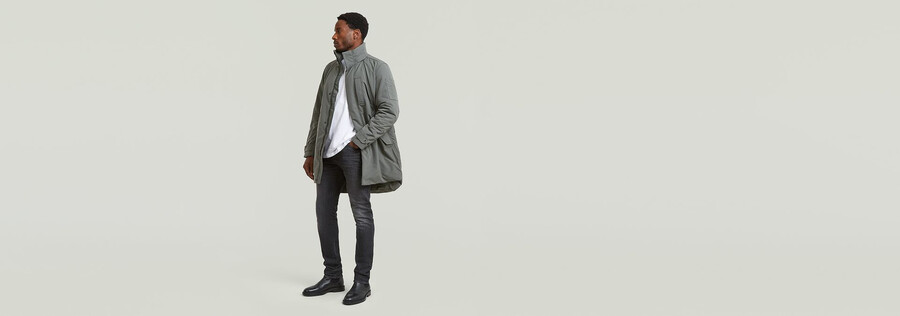 utility lightweight padded coat